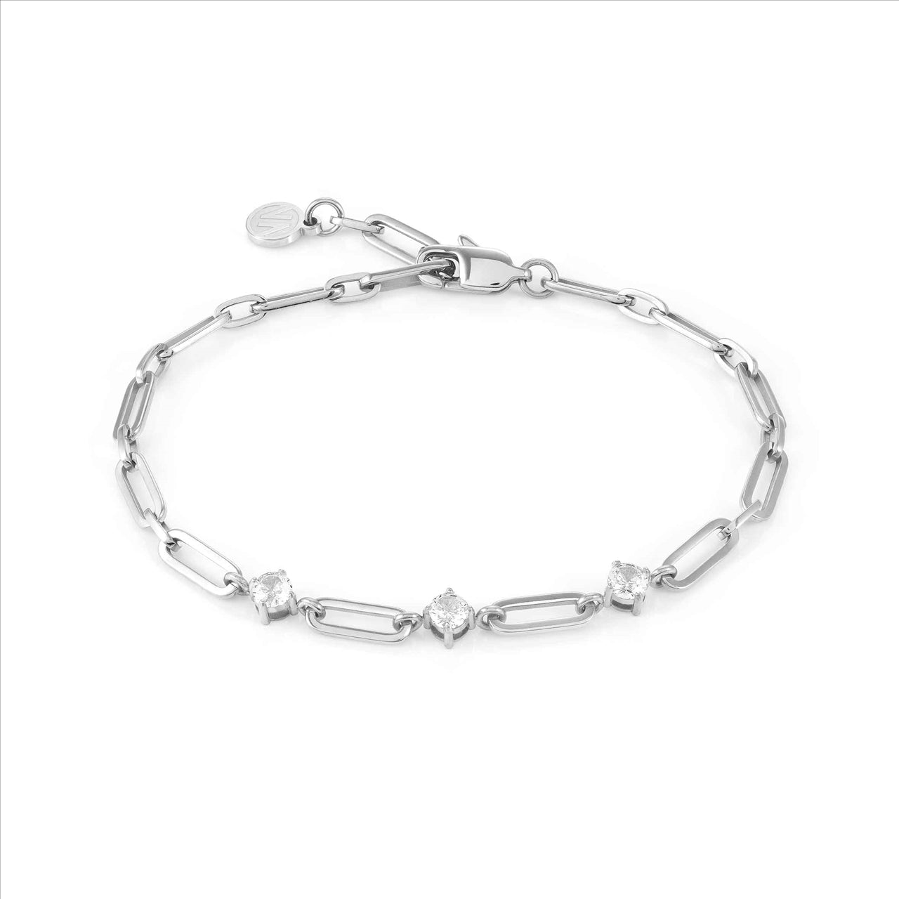 NOMINATION 'Chain of Style' Stainless Steel and CZ Bracelet – Myatt ...